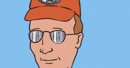 Dale Gribble in a Mack cap and sunglasses, showcasing his iconic animated style and personality from the series.