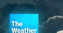 The Weather Channel logo emerging from dark, dramatic clouds, symbolizing weather monitoring and forecasting services.