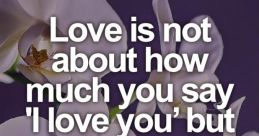 I Love You ! PROVE IT The soft rustle of leaves in the trees above, the chirping of birds in the distance, and the gentle