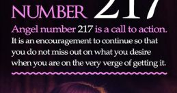 217- The number 217 is more than just a series of digits, it holds a certain significance for many people. When spoken