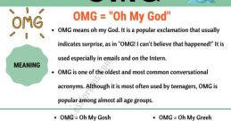 OMG diccrider The of "OMG diccrider" reverberate through the air with a curious mixture of shock and amusement. The first ,