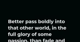 1. better pass The of "better pass" evoke a sense of urgency and movement, like a whisper in the wind or a distant echo