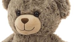 Soft brown teddy bear with round face, stitched nose, and plush fur, perfect for cuddles and gifts for all ages.