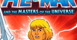 He-Man wielding his sword against a dramatic red and lightning background, showcasing power from "Masters of the Universe.