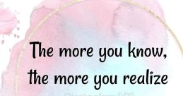 The more you kno Have you ever thought about all the different we encounter on a daily basis? From the gentle rustle of