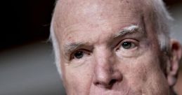 John McCain speaking during a Senate hearing, showcasing his signature suit and thoughtful expression.