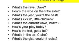 Kid says whats up f### The of a kid saying "what's up f###" can provoke a multitude of reactions from those who hear it.