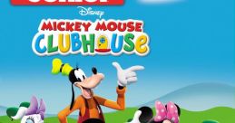 Mickey Mouse and friends from "Mickey Mouse Clubhouse" invite fun adventures in a cheerful, colorful landscape.