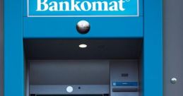 Bankomat The of "Bankomat" echoes through the busy street, signaling to passersby that a convenient way to access their