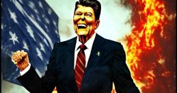 Zombie Reagan - Yes The first in the is a haunting and chilling one, as the words "Zombie Reagan" echo through the