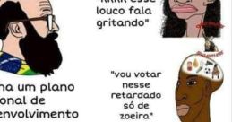 Eu não entendo nada do que os cabra fala! The phrase "Eu não entendo nada do que os cabra fala!" is a common expression in