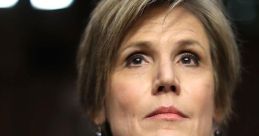 Sally Yates during a Senate hearing, showcasing her strong demeanor and commitment to justice in legal proceedings.