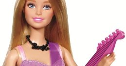 SOY COMO TU BARBIE The first "SOY COMO TU BARBIE" is a playful giggle, echoing through the air with a hint of mischief