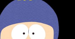 Craig Tucker from South Park with a blue hat and a neutral expression, representing his unique character style.