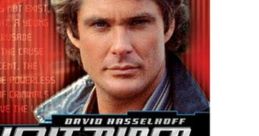 David Hasselhoff stars in Knight Rider - Season 2 with the iconic K.I.T.T. car, showcasing thrilling adventures.