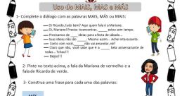 Mas y mas As you listen to the in the recording, you will hear the phrase "Mas y mas" repeated over and over. The words