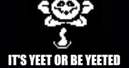 Funny meme with the phrase 'Yeet the child' and a playful take on 'yeet or be yeeted' concept.