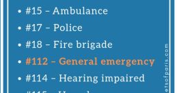 EMERGENCY ONLY FR FR When it comes to emergencies, every second counts. The urgency and importance of the situation can