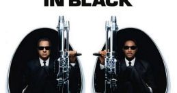 Will Smith and Tommy Lee Jones in iconic poses for "Men in Black II," highlighting their stylish, action-packed roles.