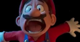 Mario screaming loudly Mario's loud screams echoed through the walls of the castle, sending shivers down the spines of