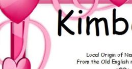 Meaning and qualities of the name Kimberly, featuring emotional traits, career insights, and lucky numbers in a decorative design.