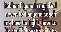 I never hade a father c: I never had a father c: - these words ring in my ears like a haunting melody, a constant reminder