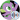 Spike from MLP happily holds a blue gem, showcasing his cheerful personality and adventurous spirit.