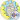 Rick Sanchez with spiky blue hair and a lab coat, displaying his signature smirk and green drool against a yellow background.