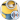 Minion character with one eye, wearing blue overalls and black gloves, featuring a mischievous expression.