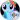 Rainbow Dash from My Little Pony, smiling with vibrant rainbow mane and bright blue coat, showcasing her playful personality.