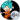 Chibi Son Goku (Abridged) with spiky turquoise hair in an orange gi, joyfully jumping with an excited expression.