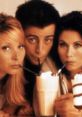 Friends cast enjoying milkshakes, sharing laughs and good times, capturing the essence of friendship and camaraderie.