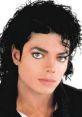 Close-up of Michael Jackson, featuring his iconic hairstyle and striking eyes, showcasing his legendary pop star charisma.