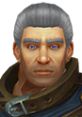 Khadgar from Warcraft II: Tides of Darkness, showcasing his distinct features and character design.