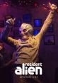 Alien character dancing enthusiastically in a lively bar scene from "Resident Alien (2021) - Season 1". Fun and quirky atmosphere.