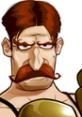 Von Kaiser from Punch-Out!! Wii, known for his fierce expression and iconic mustache, ready for a boxing challenge.