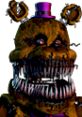 Terrifying animatronic from Five Nights at Freddy's 4, featuring menacing teeth and unsettling red eyes.