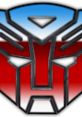 Optimus Prime logo design featuring iconic red and blue colors, representing the leader of the Autobots in Transformers (2007).