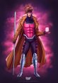 Marvel Gambit The distinct of a deck of cards shuffling can be heard as Marvel Gambit prepares for his next move. The