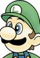 Luigi from Super Smash Bros. 64, featuring his iconic green hat and cheerful expression, ready for battle.