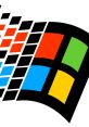 Classic Windows 98 logo featuring colorful grid design, symbolizing retro computing and nostalgic software culture.