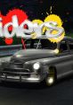 Silver lowrider car with gold rims and vibrant paint splashes, showcasing style in German Lowriders video game.