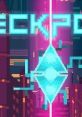 Colorful neon logo of Heckpoint, a vibrant and engaging video game set in a futuristic digital cityscape.