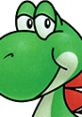 Yoshi's cheerful expression from Super Smash Bros. 64, showcasing his iconic green color and playful demeanor.