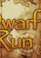 Logo of The Dwarf Run video game featuring adventurous design and bold lettering, perfect for action and strategy fans.