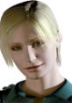 Cybil Bennett from Silent Hill, featuring her blonde hair and calm expression, capturing her iconic character design.