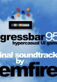 Progressbar95 soundtrack by emfire, showcasing vibrant UI elements for the popular hypercasual video game experience.