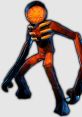 Terrifying monster from Roblox Doors, featuring a menacing orange head and elongated limbs, perfect for horror game enthusiasts.