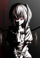 Sinister anime girl with chains, red eyes, and an evil grin, embodying the essence of dark anime female characters.