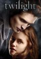 Romantic poster of "Twilight" featuring Edward and Bella, highlighting their intense love story and vampire themes.